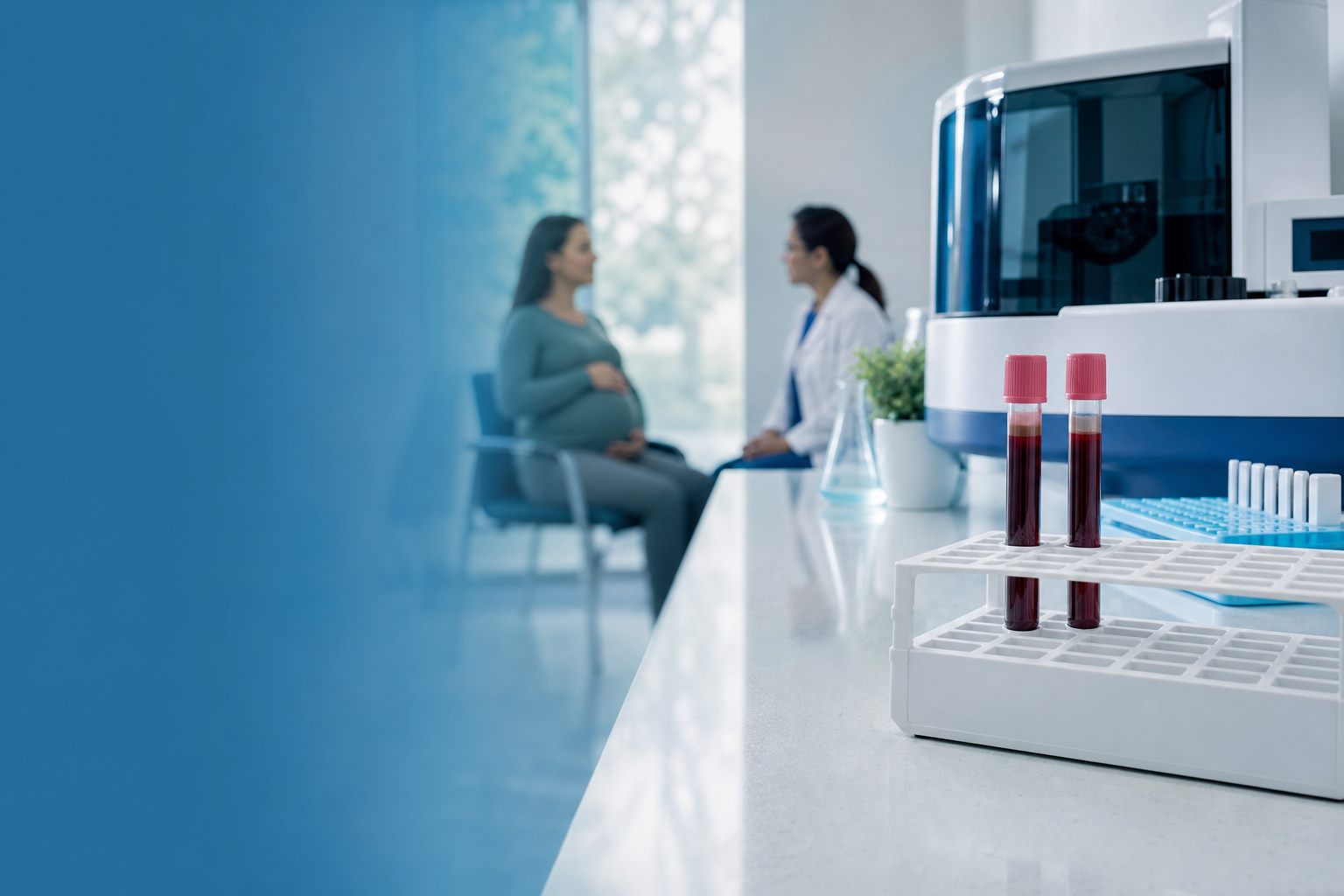 Laboratorio clínico y orientación médica durante el embarazo